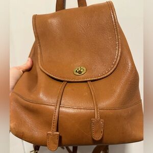 Vintage 90s Coach leather backpack